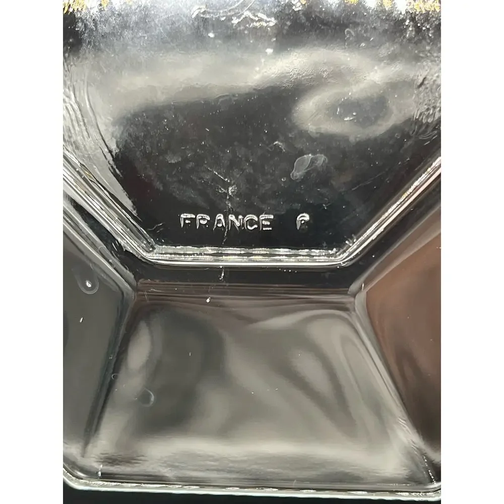 Arcoroc Octime Octagon Clear Glass Set of 4 Bread Plates 5 3/8